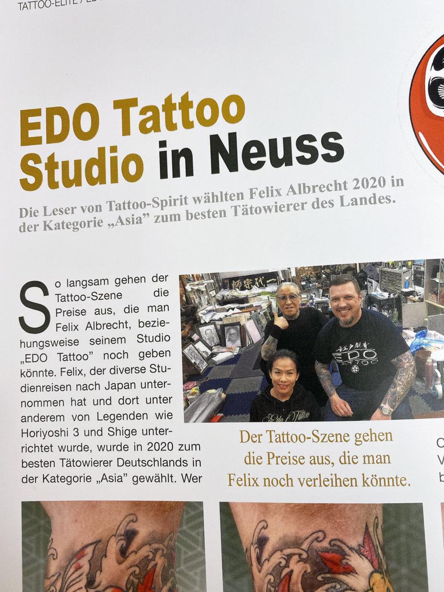 EDO Tattoo Atelier in Düsseldorf - EDO Tattoo Studio